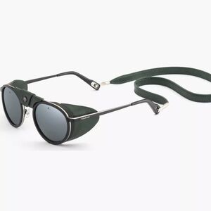 Vuarnet Sunglasses Glacier VL2110 Black Titanium Green Pure Gray James Bond 007